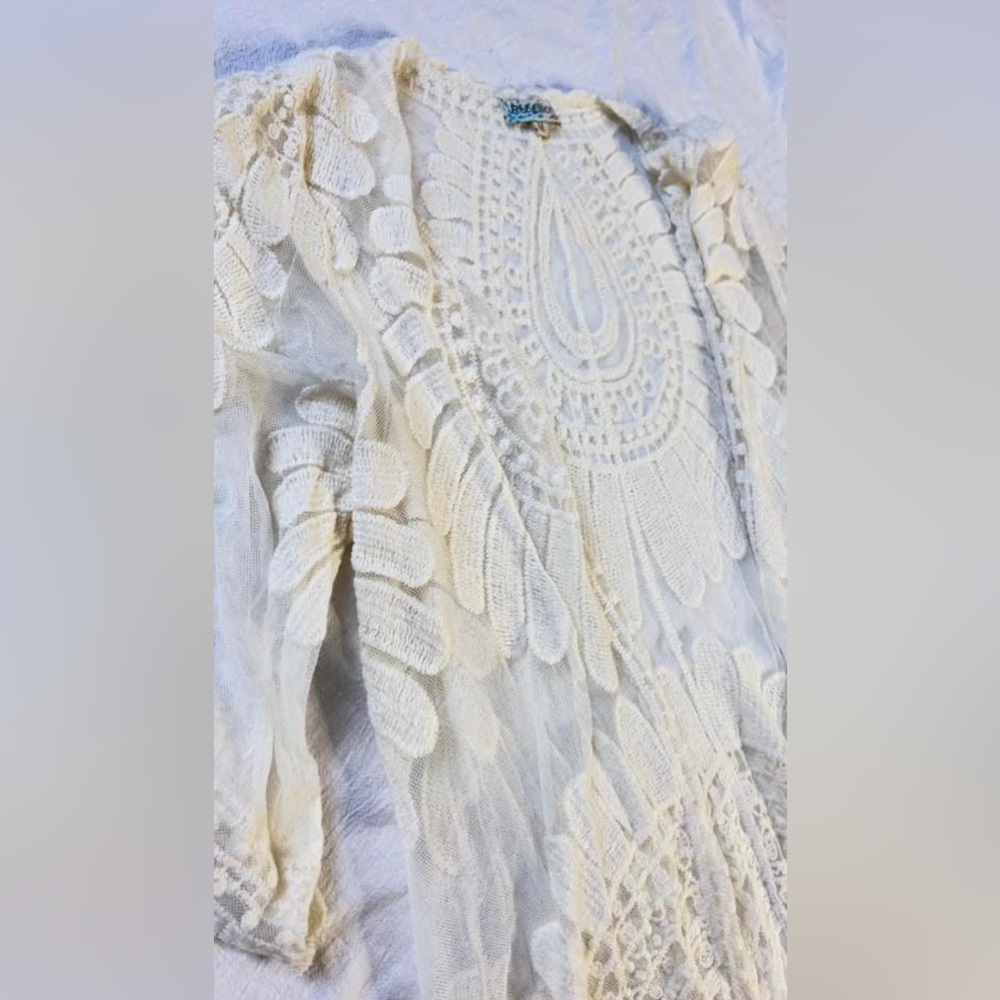 Long tunic cream